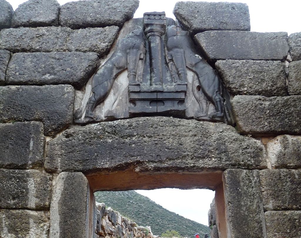 Lion gate in Mycenae